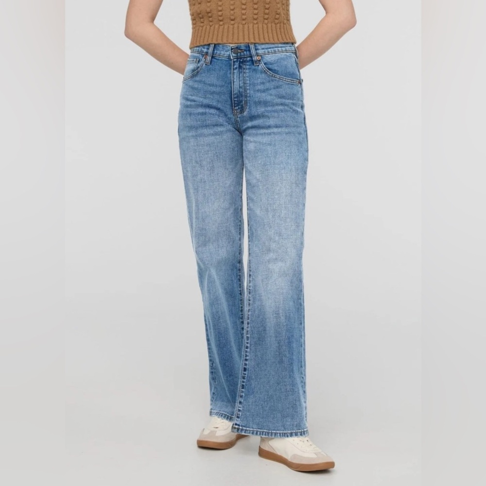 DU/ER Wide Leg Zip Fly Women's Jeans - 31